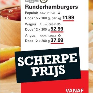 Doos op Sligro-M