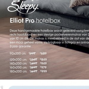 Matras op Sleep World