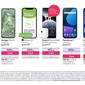 Smartphone op Proximus