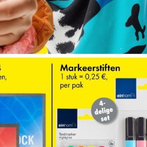 Markeerstiften op TEDi