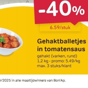 Gehakt op Bon'Ap