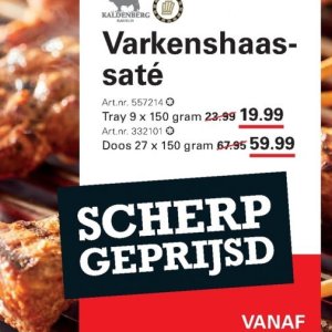 Doos op Sligro