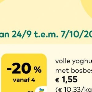 Melk op Bio Planet