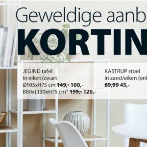 Tafel op JYSK