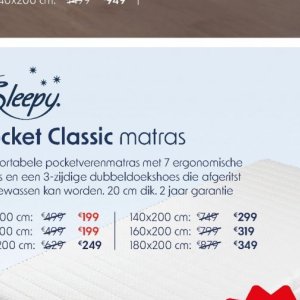 Matras op Sleep World