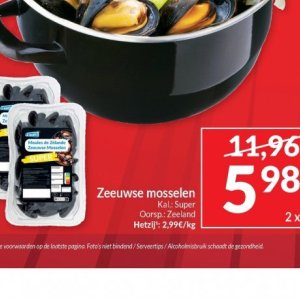 Mosselen op Intermarché