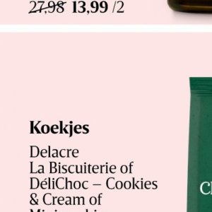 Koekjes op Delhaize