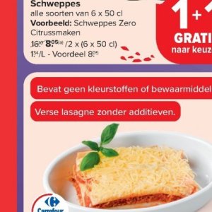Lasagne op Carrefour