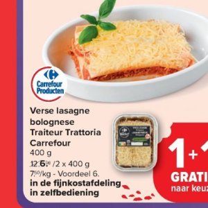 Lasagne op Carrefour