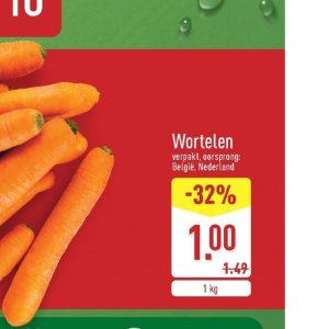 Wortelen op Aldi
