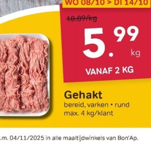 Gehakt op Bon'Ap