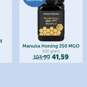 Honing op Holland & Barrett