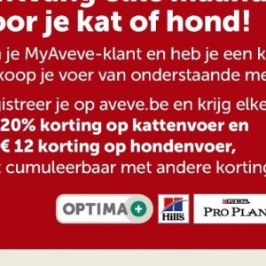 Hondenvoer op Aveve