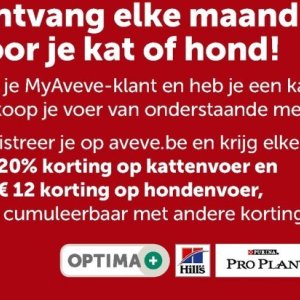 Kattenvoer op Aveve