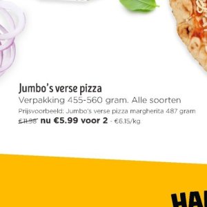 Pizza jumbo